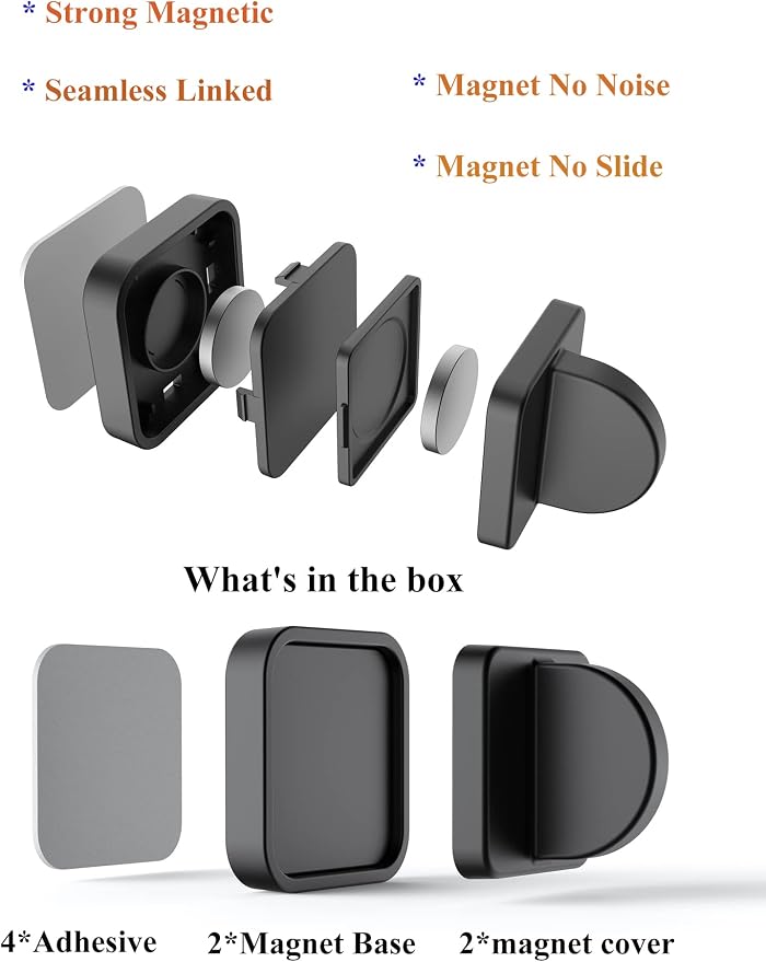 Pee Pad Holder for Dogs Potty Training Pad Magnetic Wall Holder for Leg-Lifting Dogs & Marking in The House Compatible with Any Size of Puppy Pee Pads (Black)