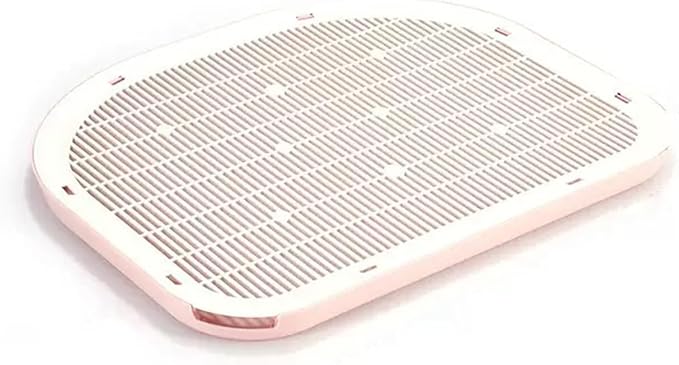 Cat Litter Mat Litter Trapping Mat,19.29"×14.96",Cat Litter Box Mat for Floor,Large Litter Matt for Cat Litter Box,Kitty Litter Mat Catcher,Waterproof Urine Proof,Washable,Easy Clean,Less Waste (Pink)