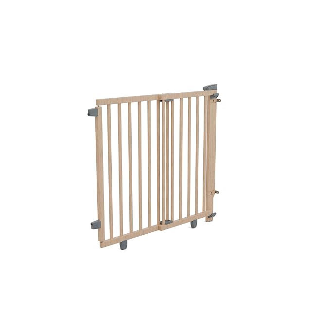 Baby Delight SizeWise™ Wood Hardware Mounted Safety Gate 36"-52" | Secure Wall-Mounted Design for Doorways & Hallways | Extra-Wide Walk-Through Opening | Easy Installation | PEFC Certified Beech Wood