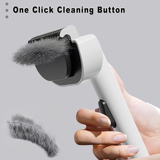 WYuZe Cat Brush for Dematting & Shedding, Pet Deshedding Brush for Indoor Small Dogs & Cats, Short Haired Professional Grooming Comb