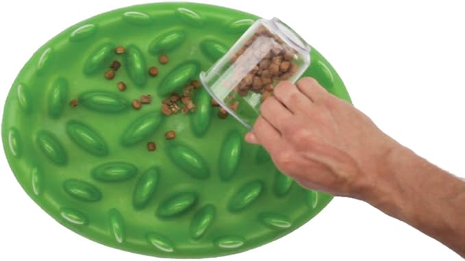 Company of Animals GREEN Slow Interactive Feeder for Dogs, Size Large, Best Fun Slow Feeder Dog Bowl, Anti-Gulp, Gobble Stopper, Mental Stimulation Dog Puzzle, Suitable for Small, Medium & Large Dogs