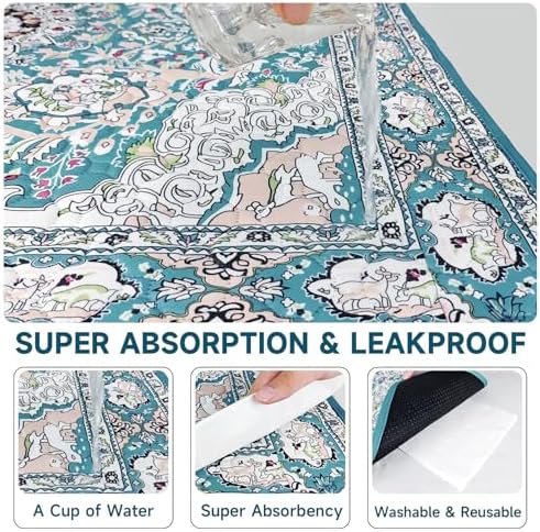 Washable Pee Pads for Dogs 2 Pack, Puppy Pads with Pheromones, 2026 Upgraded PuppyPad 36" x 36" Waterproof Non-Slip Reusable Puppy Pad with Fast Absorbent,Leakproof Whelping Pads for Pet Housebreaking