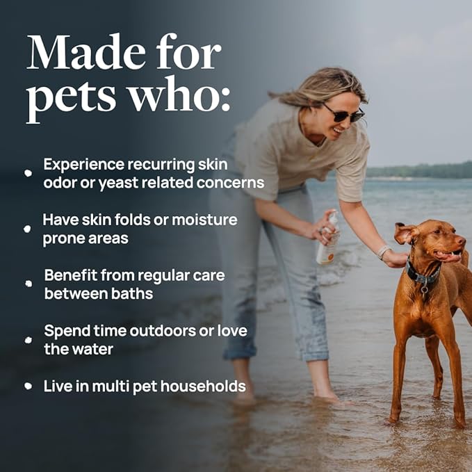 Veterinary Formula Clinical Care Antiseptic & Antifungal Shampoo + Spray | Complete antiseptic and antifungal shampoo and spray care for scaly, greasy or red skin in dogs and cats