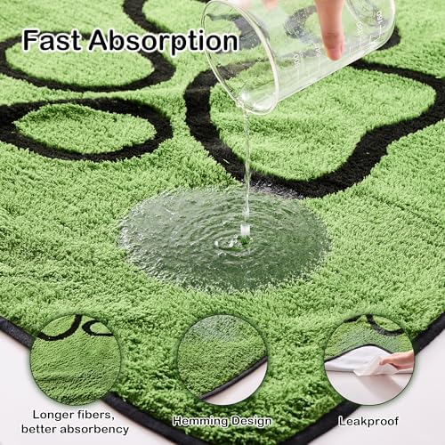 Qeils Reusable Dog Pee Pads, Washable Puppy Pads, Leak-Proof 18"x24" 2 Pack
