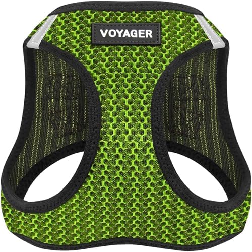 Voyager Step-in Air Dog Vest Harness - Lime Green 2-Tone, X-Large