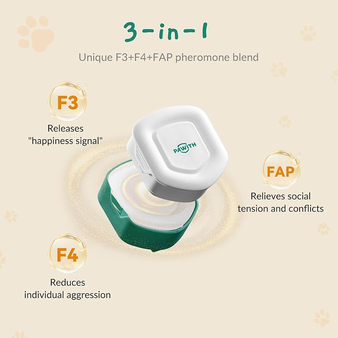 Cat Calming Gel Diffuser for Travel – Pheromone Diffuser for Cats & Kittens to Reduce Anxiety and Stress-Related Behaviors, No Electricity Needed, Long-Lasting Enhanced Calming Aid (2 Pack)