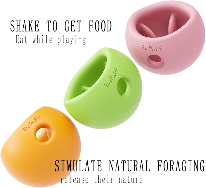 Treat Dispensing Dog Toy & Slow Feeder Bowl, Interactive Puzzle and Mental Toy for Anxiety Relief,Chase Play, and Use as Freezable Lick Bowl (Peach Pink, Small 357g)