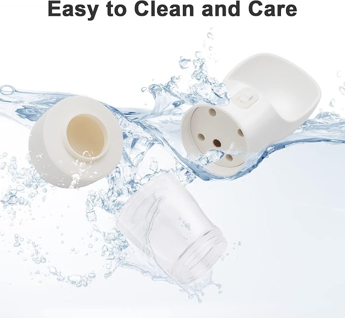 Portable Dog Water Bottle - Leak Proof Dog Water Dispenser with Bowl & Food Container, Dishwasher Safe Food Grade Plastic for Pet Puppy Outdoor Walking Hiking Travel White