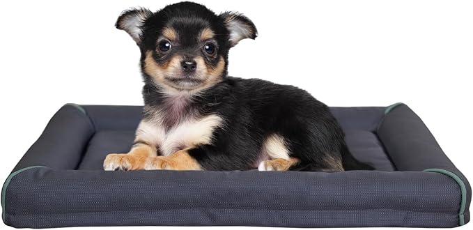 BALANCE Oxford Dog Bed for Small Dogs, Waterproof Dogs Crates Pad Outdoor Dog Crate Mat, Wipe Clean & Easy Rinse, 24 inch
