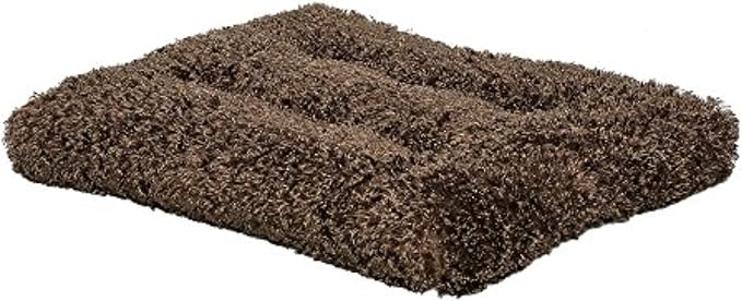 MidWest Homes for Pets Intermediate QuietTime Deluxe Coco Chic Pet Bed, Ultra-Soft & Overstuffed, Machine Washable, Fits 36-inch Crate
