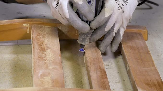 Dremel 7350-PET 4V Pet & Dog Nail Grinder, Professional Pet Grooming Kit - Works on Large, Medium, Small Dogs & Cats & 408 1/2-Inch Sander Bands, Coarse, 6 Pack, Purple