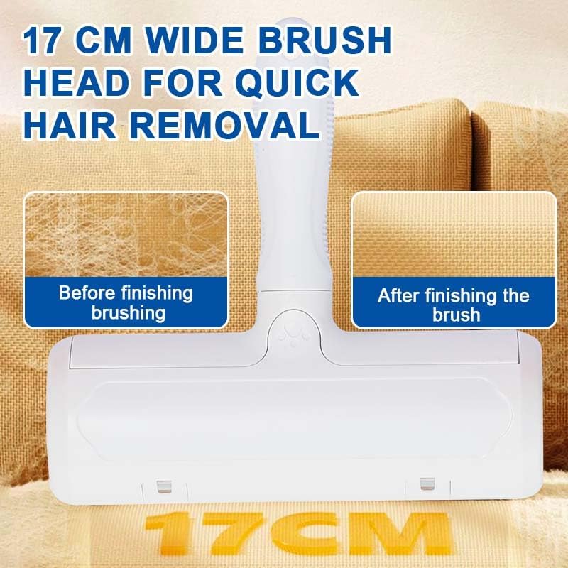 Pet Hair Remover Roller – Reusable Dog & Cat Fur Removal Brush for Furniture, Couch, Carpet & Clothes | Self-Cleaning, No Refills Needed, Sticky-Free Lint Roller, Eco Friendly