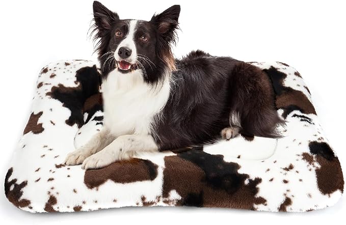 Dog Bed Crate Pad Crate Mat for Large Dogs Soft Dog Bed Anti Slip Kennel Pad