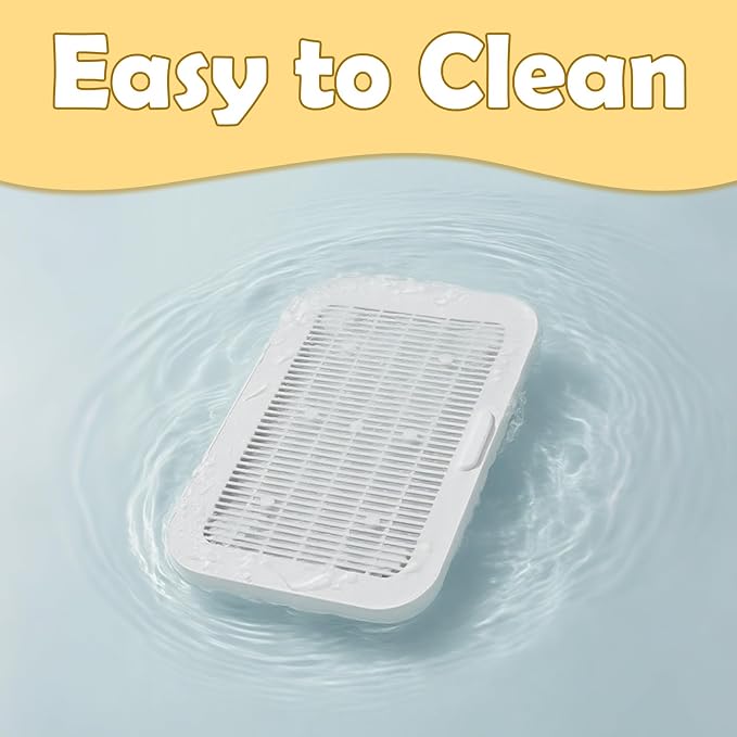 Cat Litter Mat Litter Box Mat with a Flip-top Lid,Extra Large Double-Layer Trapping Mats for Kitty,XL Cat Trapping Pad with Non-Slip Base,Durable,Waterproof,Washable,Easy to Clean (Grey)