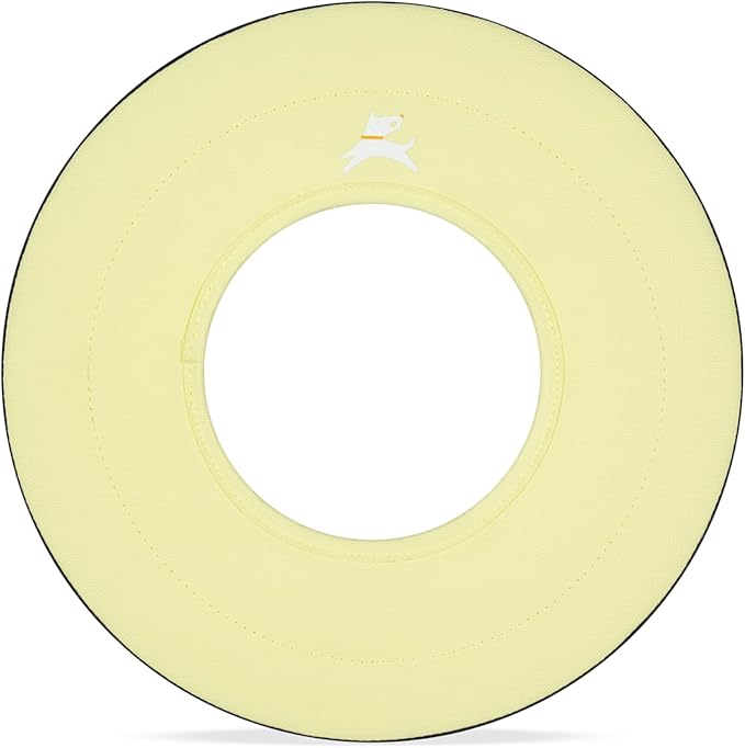 OllyDog Mini Super Flyer, Dog Flying Disc – Floating Fetch Toy, Soft on Teeth, Eco-Friendly Recycled Material, Lightweight, for Small & Medium Dogs (Sol, 9")