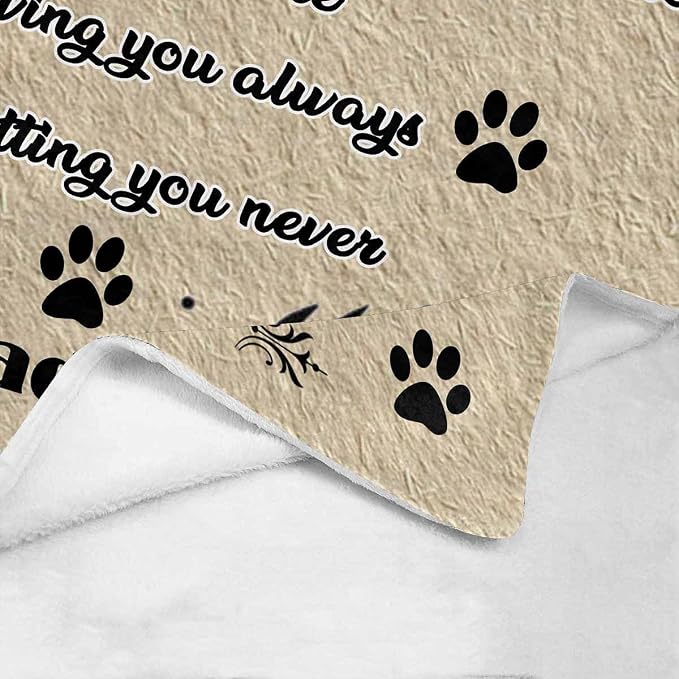 Custom Photo Blanket Best Memorial for Your Pets - Personalized Cozy Fleece Throws Blanket with Picture Upload for Dogs Cats Family Friends
