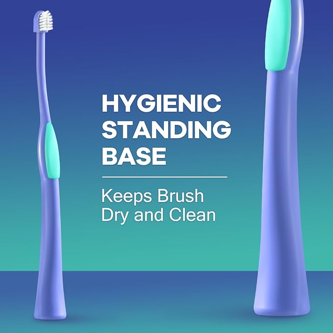 Deep-Clean Pet Toothbrush for Cats & Small Dogs, 20° Grip | Medium-Soft Care. Better Plaque Lift. Hygienic Standing Base. Secure 20° Grip. Daily Brushing Comfort.