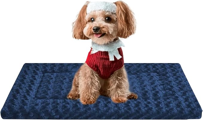Dog Bed Mat - Crate Pad - Reversible Mat for Pet Comfort - Soft Bed Crate Pads with Dual-Sided Design for All Seasons - Durable, Machine Washable Mat for Travel and Home