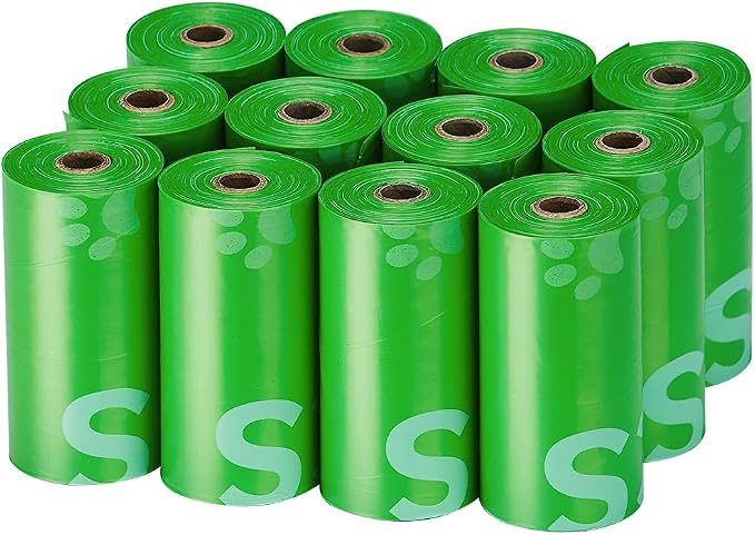 TYPLASTICS Poop Bags for Dogs, 180 Count, 13"x 9", Unscented, 12 Pack of 15 | Refuse Cleanup, Outdoor Walking & Travel, Unscented