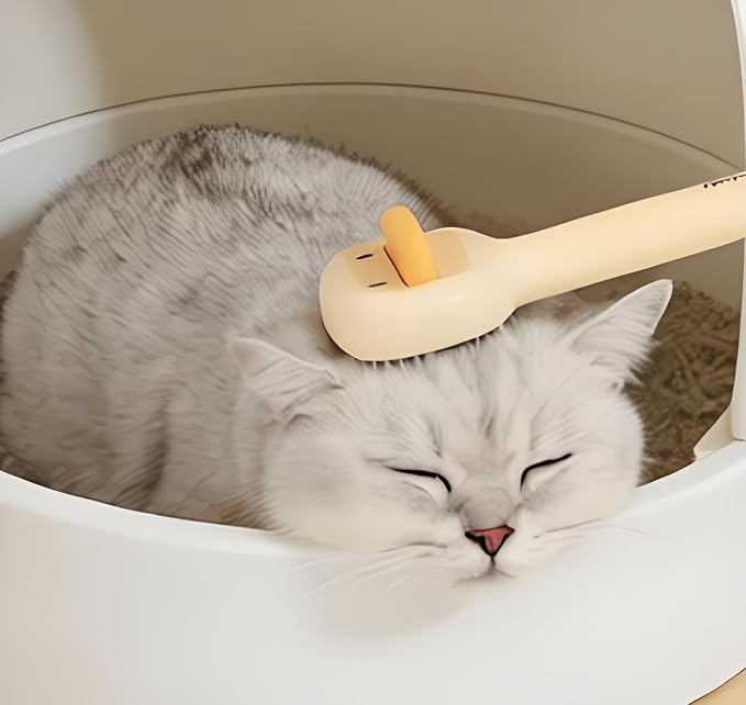 Self Cleaning Deshedding Cat Brush for Dogs 、Cats,2-in-1 Pet Grooming Shedding brush,cat comb can easily remove tangles and loose hair，Suitable for dogs, cats, and rabbits of all hair types