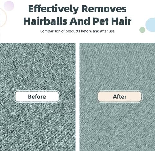 Flex MAX & Pro Pet Hair Remover Kit By LINTPLUS - Dog & Cat Hair Removal Tool for Furniture, Carpets, Rugs & Couches - Easy to Use, Reusable Carpet Scraper for Pet Hair