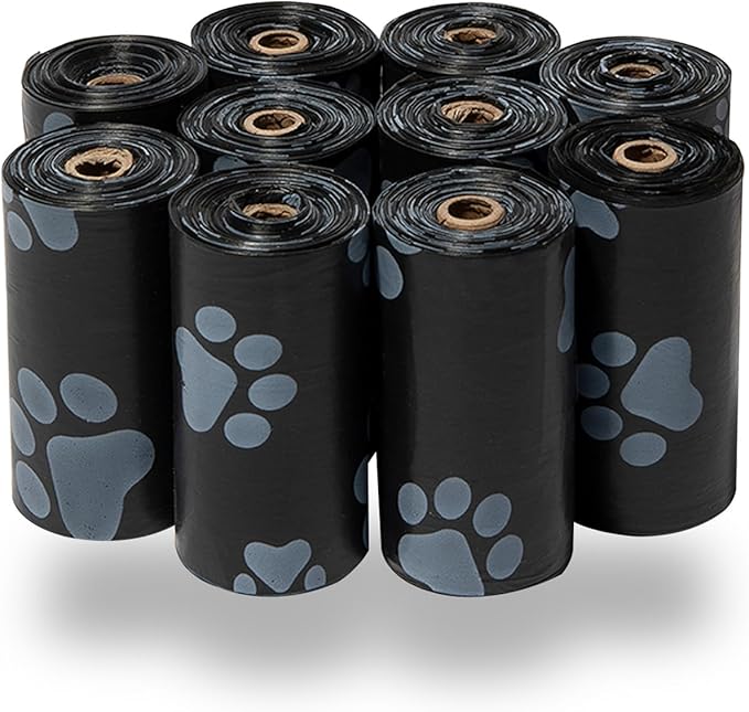 Best Pet Supplies Dog Poop Bags for Waste Refuse Cleanup, Doggy Roll Replacements for Outdoor Puppy Walking and Travel, Leak Proof and Tear Resistant, Thick Plastic - Assorted, 600 Bags