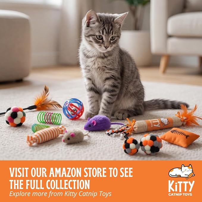 50-Pack Cat Toy Balls with Bells 1.6” Plastic Lattice Jingle Balls for Indoor Cats and Kittens Colorful Interactive Chasing and Batting Toys for Active Play