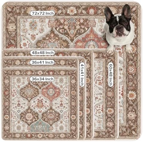 INVENHO 2PACK Washable Pee Pads for Dogs, Reusable Dog Pads Upgrade Non-Slip Dog Pee Pads Heavy Absorbency Puppy Pee Pads Quick Dry Whelping Pads/Waterproof Puppy Training Pad