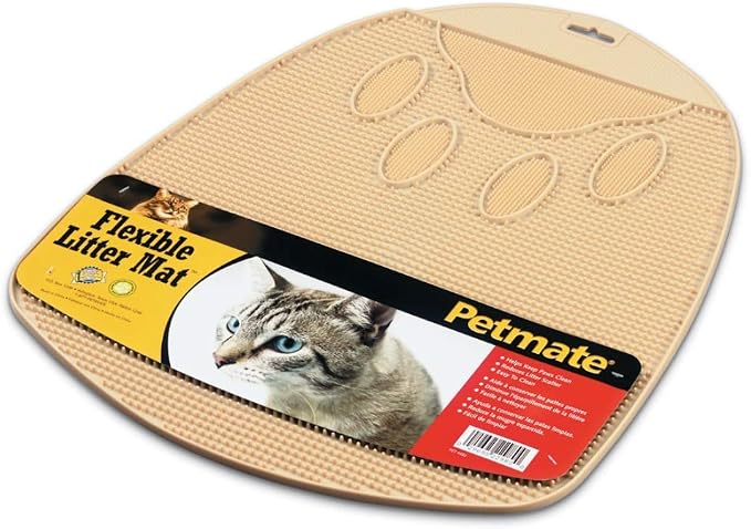 Petmate 22980 Flex Pet Litter Mat (Assorted Colors), One Size (Pack of 2)