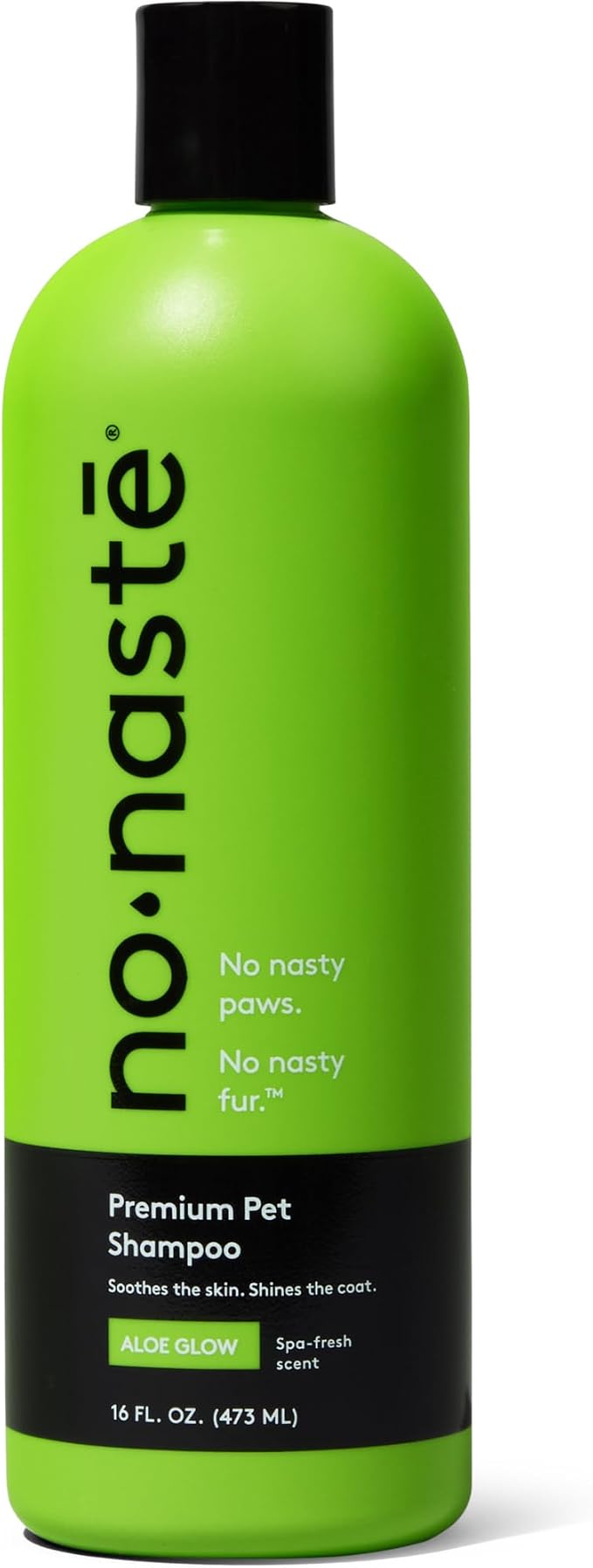 Nonaste Oatmeal & Aloe Dog Shampoo, Itchy Skin & Deodorizing, 16 oz, Pk 1 | USDA-Certified Organic Aloe & Oatmeal Soothe Itchy, Dry & Sensitive Skin. Deodorizing, Gentle Dog Wash. Light Fresh Scent.