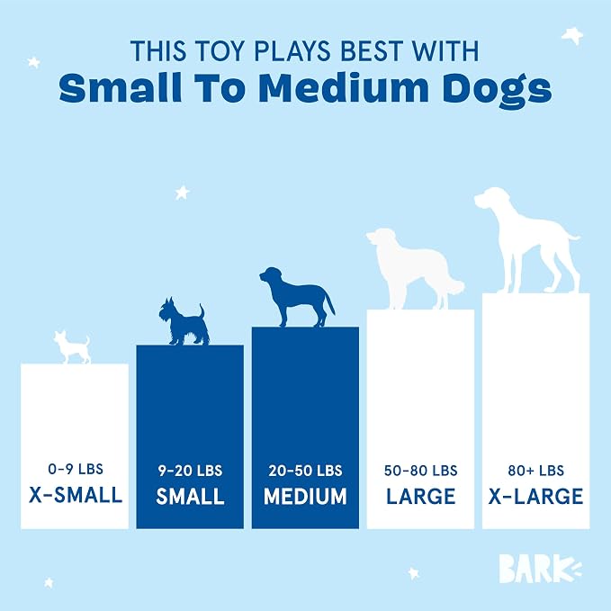 BarkBox Super Tasty Tuna Sushi Dog Toy | Plush Nigiri Toy with 2 Squeakers, Super Soft Fuzz & Fluffy Filling | for Small to Medium Dogs