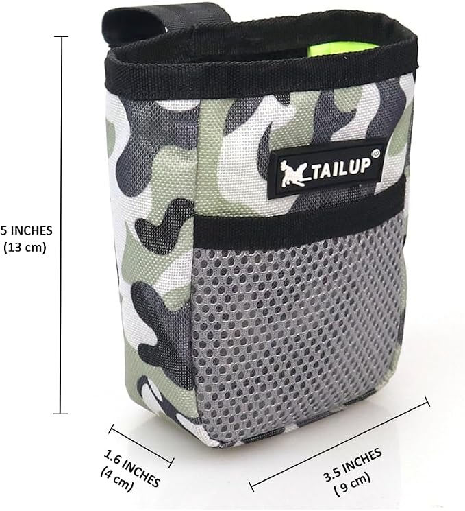 Dog Treat Ppouch Bag，Goodie Training Bag，Pet Snack Pouch, Easy to Carry, Waist Belt Clip for Hands-Free Training