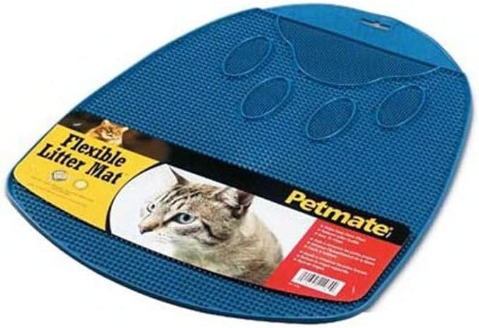 Petmate 22980 Flex Pet Litter Mat (Assorted Colors), One Size (Pack of 2)