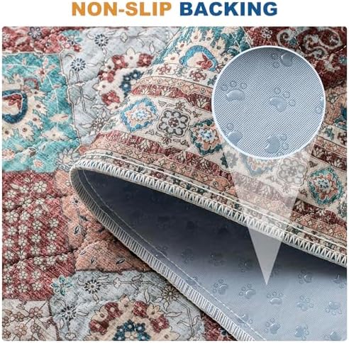 Non-Slip Washable Pee Pads for Dogs, 2 Pack Super Absorbent and Leak-Proof Reusable Puppy Pads, Pet Training Pads Protect Against Urine Leakage, Soft, Quick-Dry(36x41In)