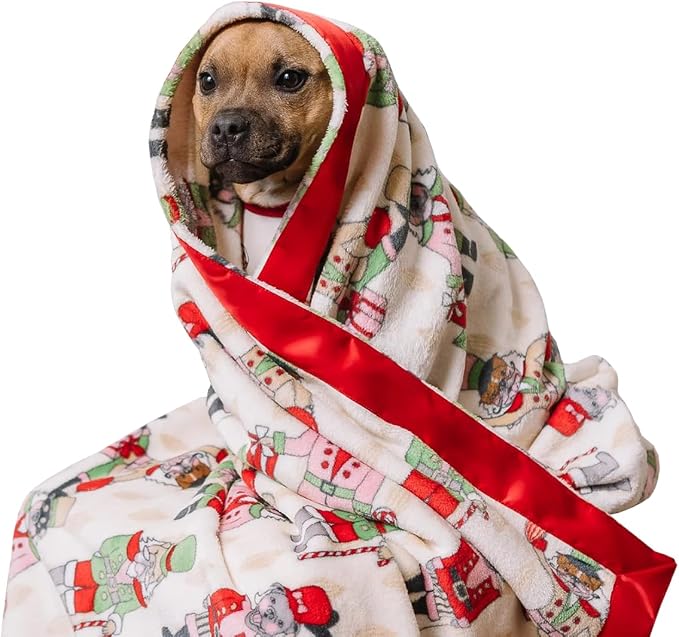 Darren & Phillip Nutcracker Dreams Blanket - Ultra-Soft Blankets Made with Plush Fleece - Perfect as a Dog Bed Blanket or for Cuddling with Your Pup - Ultra-Snuggly Blankets for Dogs & Humans