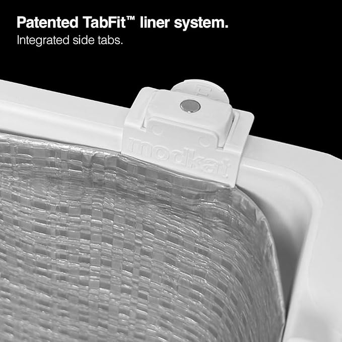 Modkat Cat Litter Box Liners (3-Pack) - Liner Type F -Durable, Tear & Leak Resistant, Secure Fit, Easy to Clean, Unscented