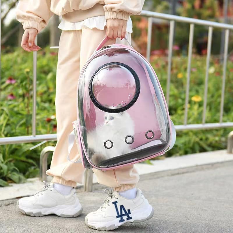 Soft Cat Carrier Backpack - Breathable Pet Bag Carrier for Small Medium Dogs Cats, Lightweight Cat Bag Carrier