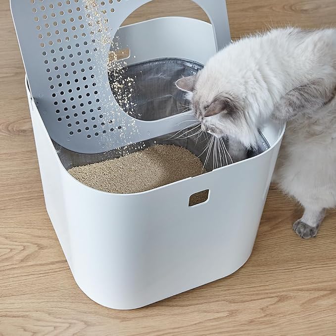 Modkat Cat Litter Box Liners (3-Pack) - Liner Type A -Durable, Tear & Leak Resistant, Secure Fit, Easy to Clean, Unscented