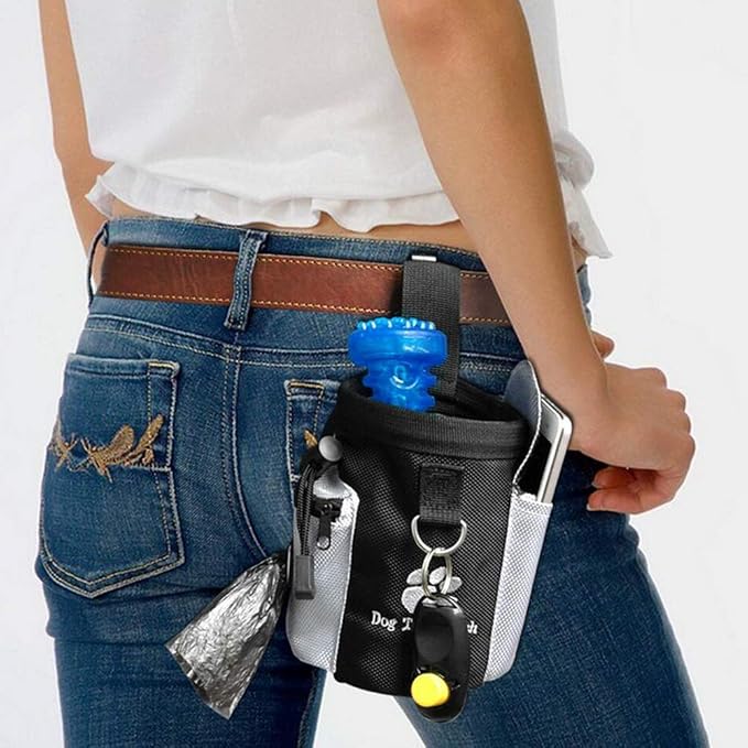 Dog Training Bag Dog Treat Pouch for Training Hands Free Treat Bag Dog Training Treat Waist Bag