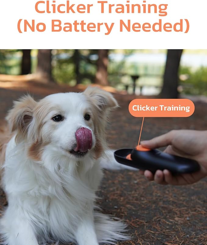 Clink Design Dog Training Clicker & Dog Clicker with Treat Storage, Black | Clicker Dog Trainer, Compact Dog Clicker for Puppy Training or Cat Clicker, 2.36 oz