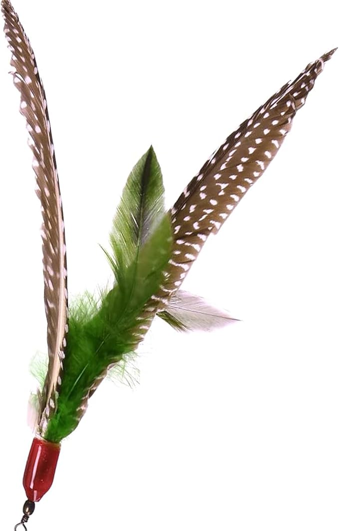 GoCat Da Bird Feather Cat Toy Refill, Handmade in The USA (1 Pack)