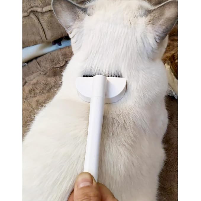 WYuZe Cat Brush for Dematting & Shedding, Pet Deshedding Brush for Indoor Small Dogs & Cats, Short Haired Professional Grooming Comb