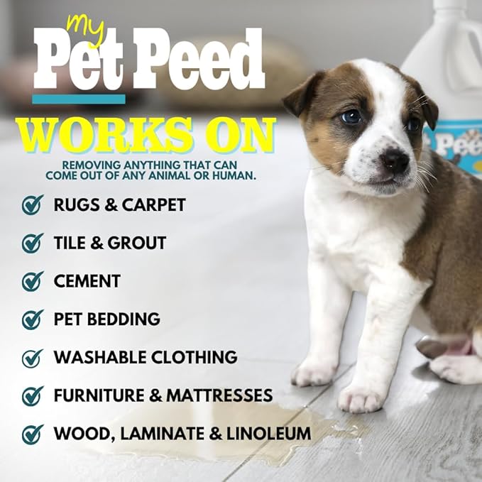 My Pet Peed - Pet Stain & Odor Remover (32oz Spray Bottle)