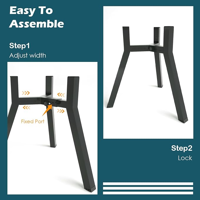 SHAINFUN Metal Raised Dog Bowl Stand for Extra Large and Large Breeds, Adjustable Width for 7-10.6" Food & Water Bowls, Single Tall Elevated Dog Bowls Holder, 13.7" Tall (Bowl Not Included)