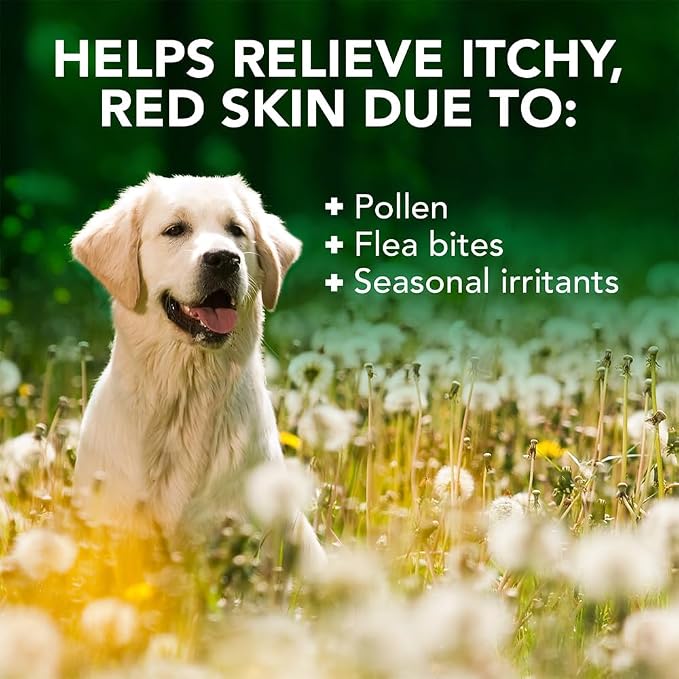 Vet's Best Allergy Itch Relief Dog Shampoo with Oatmeal, Aid Itching, 16 oz | Oatmeal Dog Shampoo, Helps Relieve Seasonal Itching & Skin Irritation, Cleans, Moisturizes & Freshens Coat