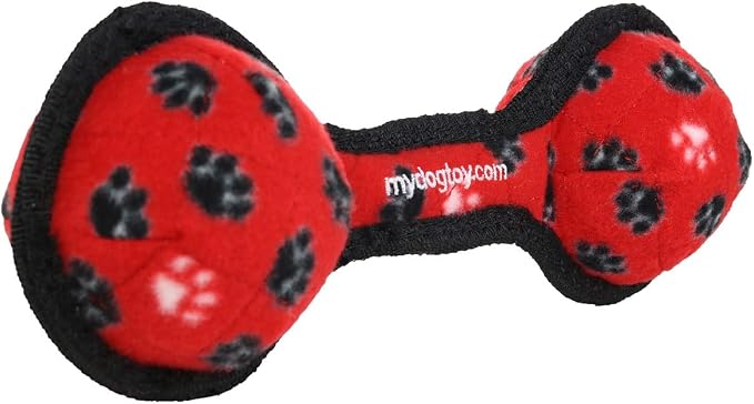 TUFFY® : 2 Ball Tug Dog Toy: Ultra Durable Plush Toy with Multiple Layers & Reinforced Seams, Washable and Floats, Original Construction