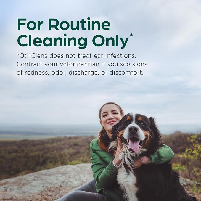 Ear Cleansing Solution for Dogs & Cats, 4 oz | Gentle & Non-Irritating Ear Cleaner, Removes Ear Wax Debris, Clears Odors, Safe for Grooming & Routine Hygiene, Non-Toxic
