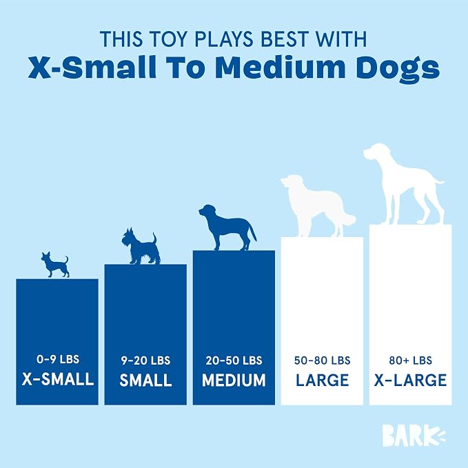 BarkBox Canned Smeat Dog Toy | 2-in-1 Plush Set with 2 Squeakers & Crinkle | Multi-Part Squeak Toy for Extra Small to Small Dogs