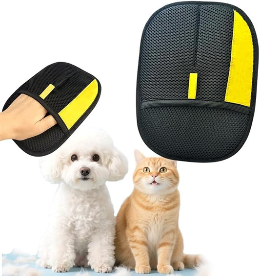 Pet Hair Removal Glove for Cats and Dogs,Premium Upgraded Reusable Electrostatic Pet Hair Gloves, Brush Pet Hair Remover Tool for Clothing, Laundry, Couch, Carpet, Car Seat