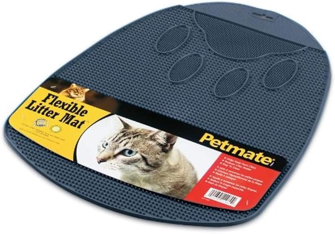 Petmate 22980 Flex Pet Litter Mat (Assorted Colors), One Size (Pack of 2)